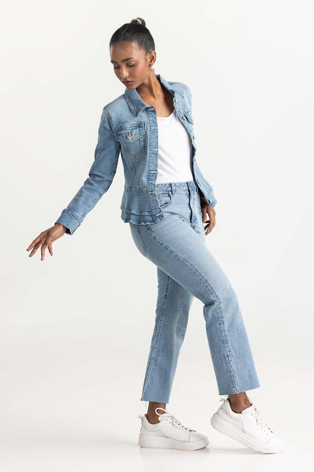 Blue Denim Jacket 224-210-032