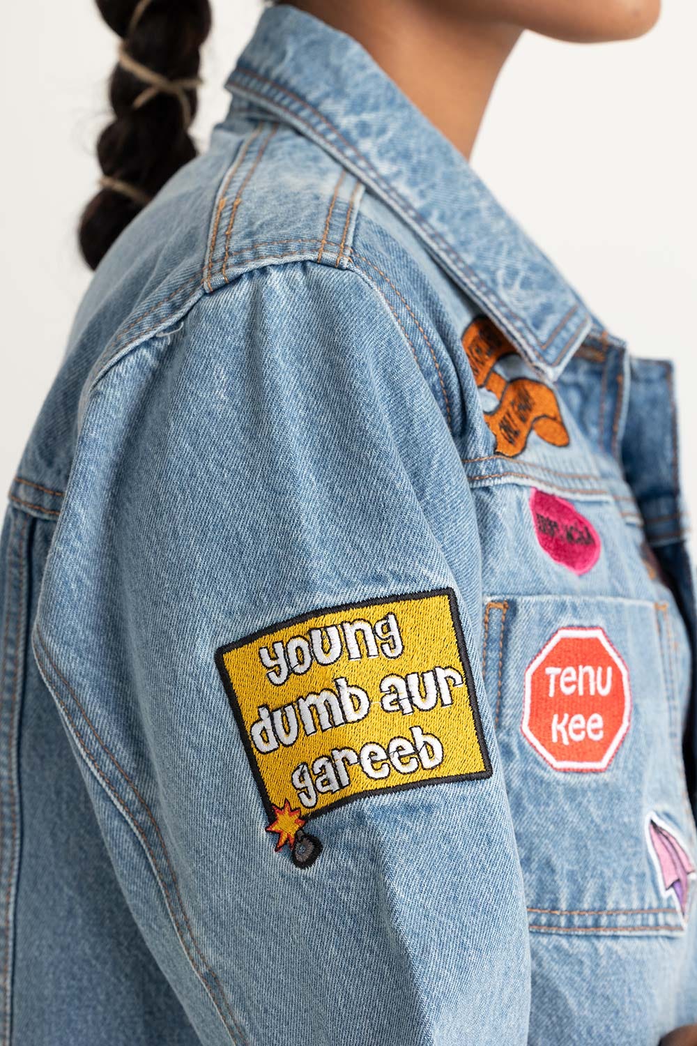 Blue Denim Jacket 224-210-042