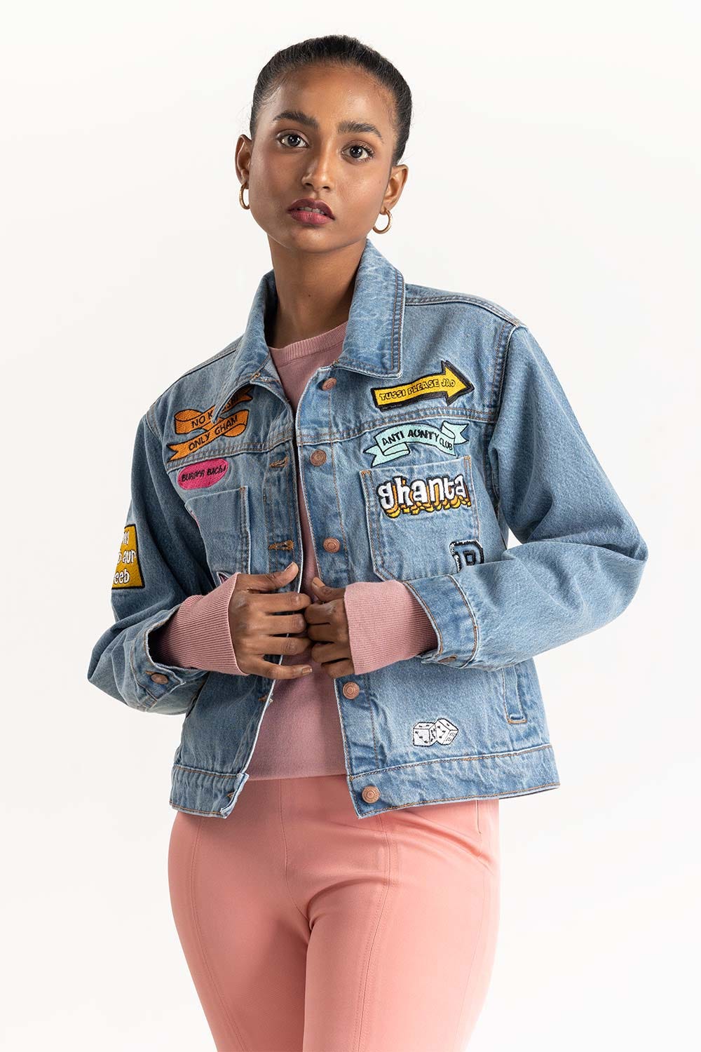 Blue Denim Jacket 224-210-042