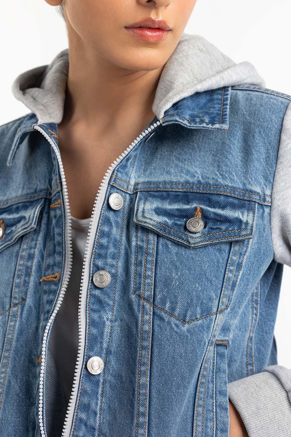 Blue Denim Jacket 224-210-097