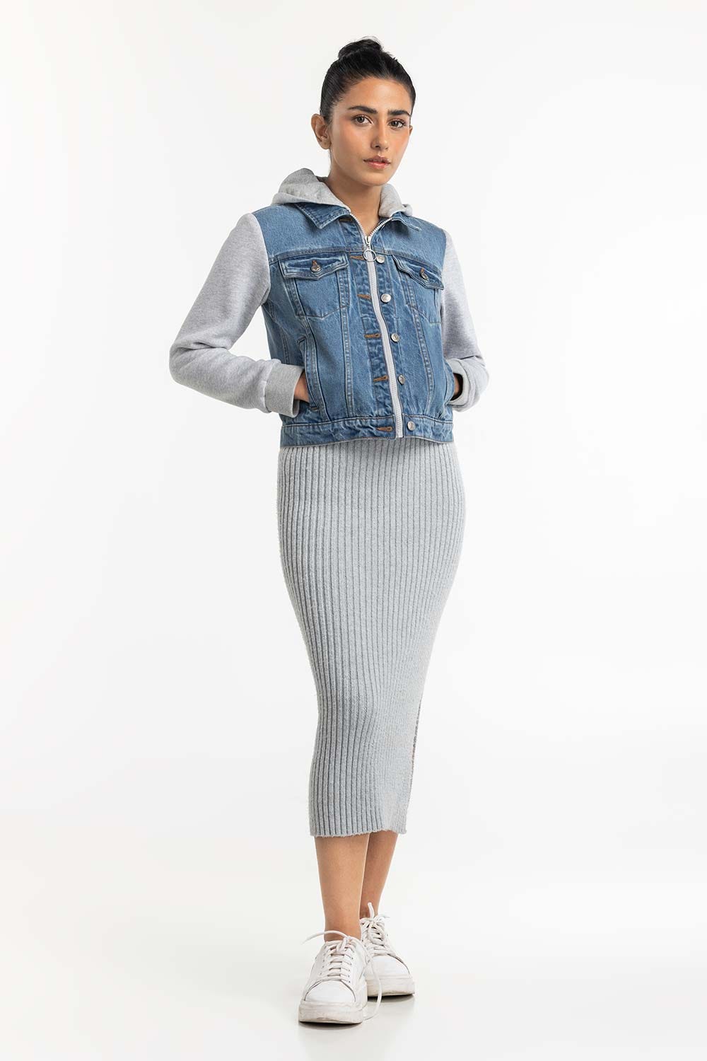 Blue Denim Jacket 224-210-097