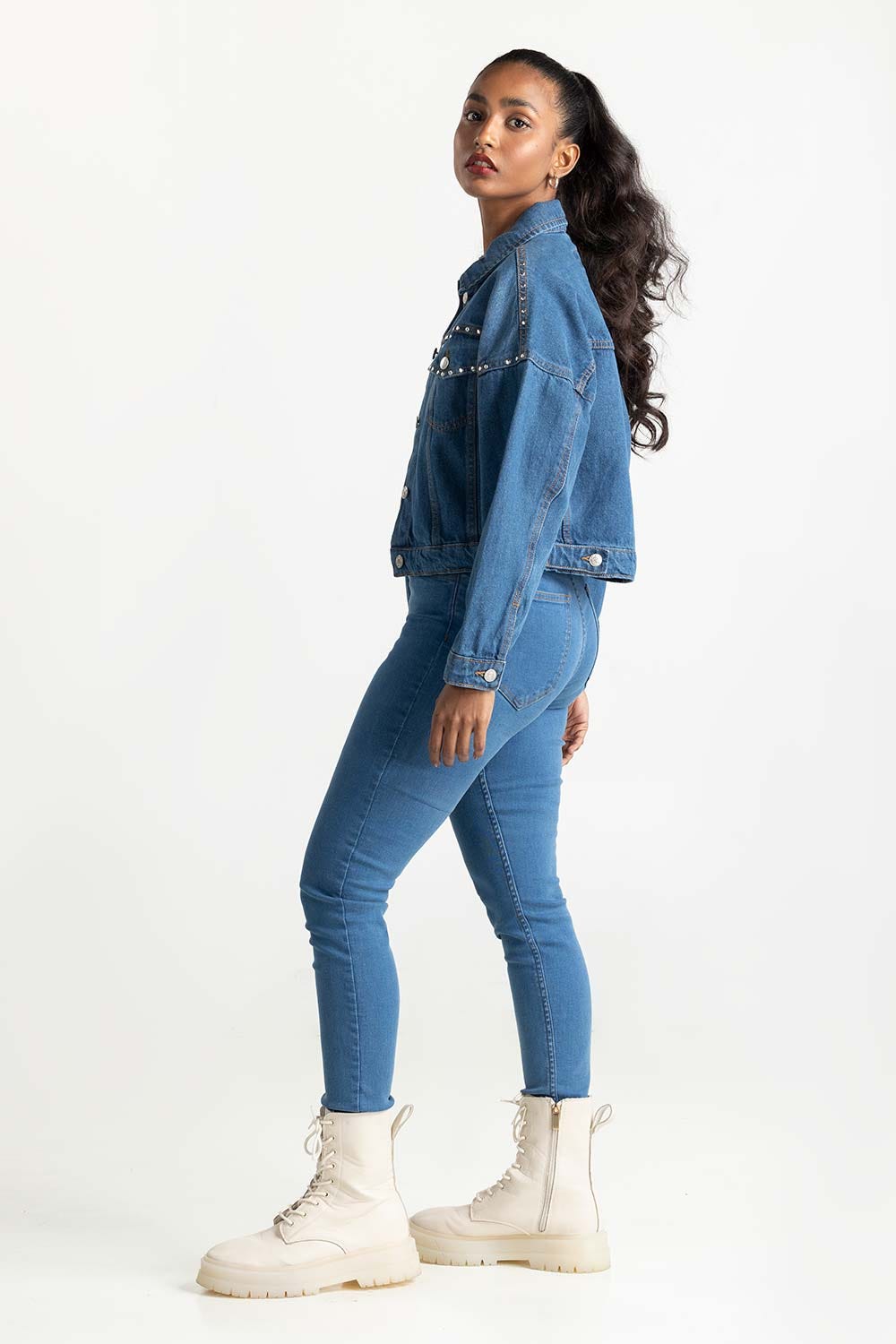 Blue Denim Jacket 224-210-034