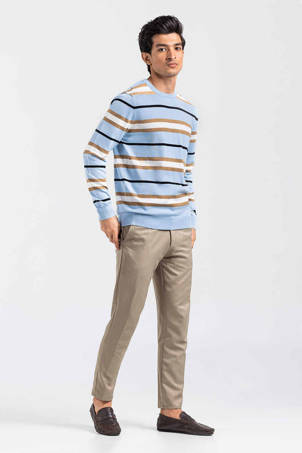 Blue Fashion Sweater FS-SWT-VPN-FD-406-01