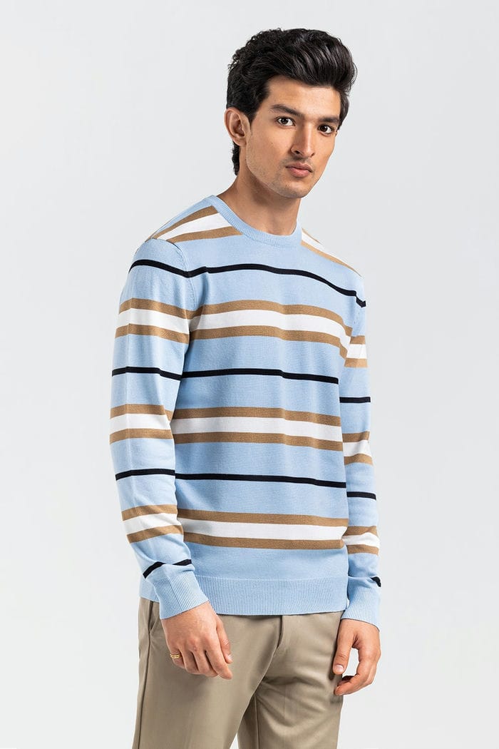 Blue Fashion Sweater FS-SWT-VPN-FD-406-01