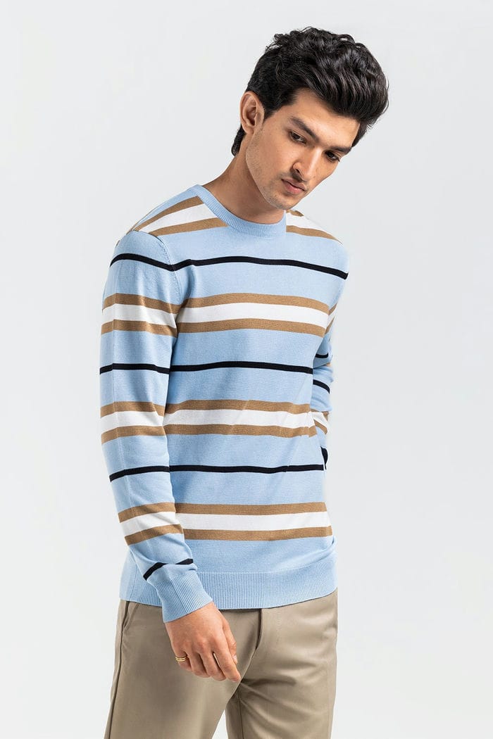 Blue Fashion Sweater FS-SWT-VPN-FD-406-01