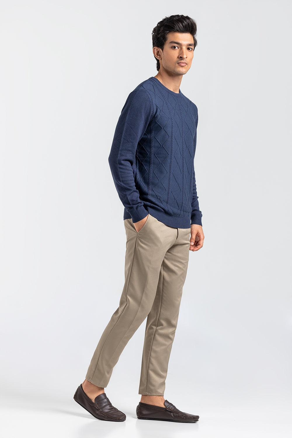 Blue Fashion Sweater FS-SWT-VPN-FD-449-01