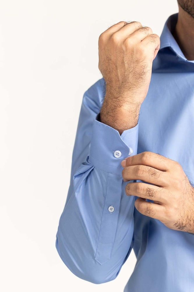 Blue Formal Shirt MN-FS-PD24-007