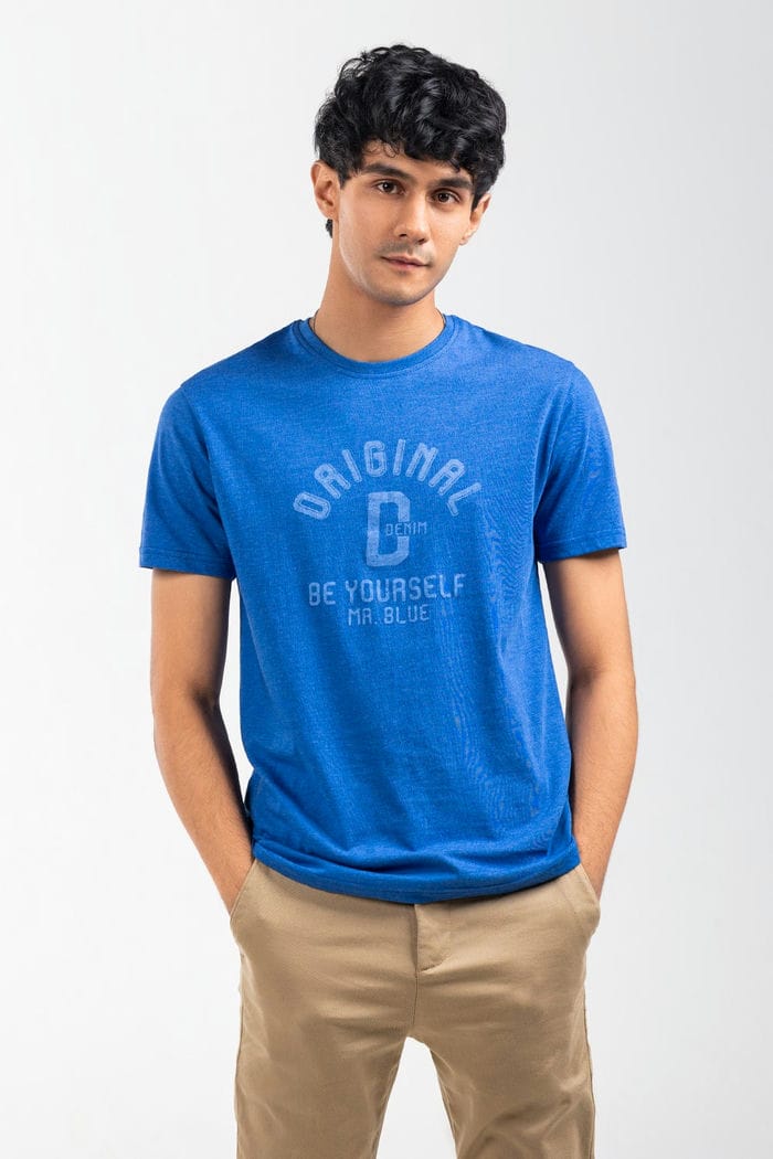 Blue Graphic T-Shirt JGP-URB-D237