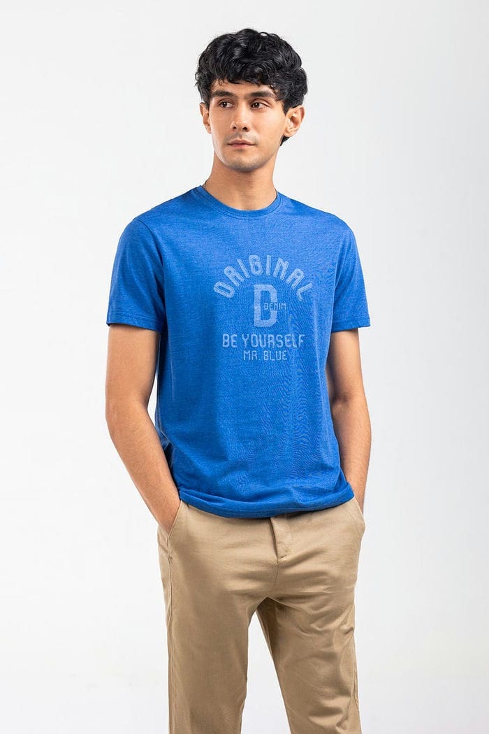 Blue Graphic T-Shirt JGP-URB-D237