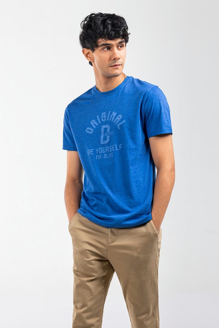 Blue Graphic T-Shirt JGP-URB-D237