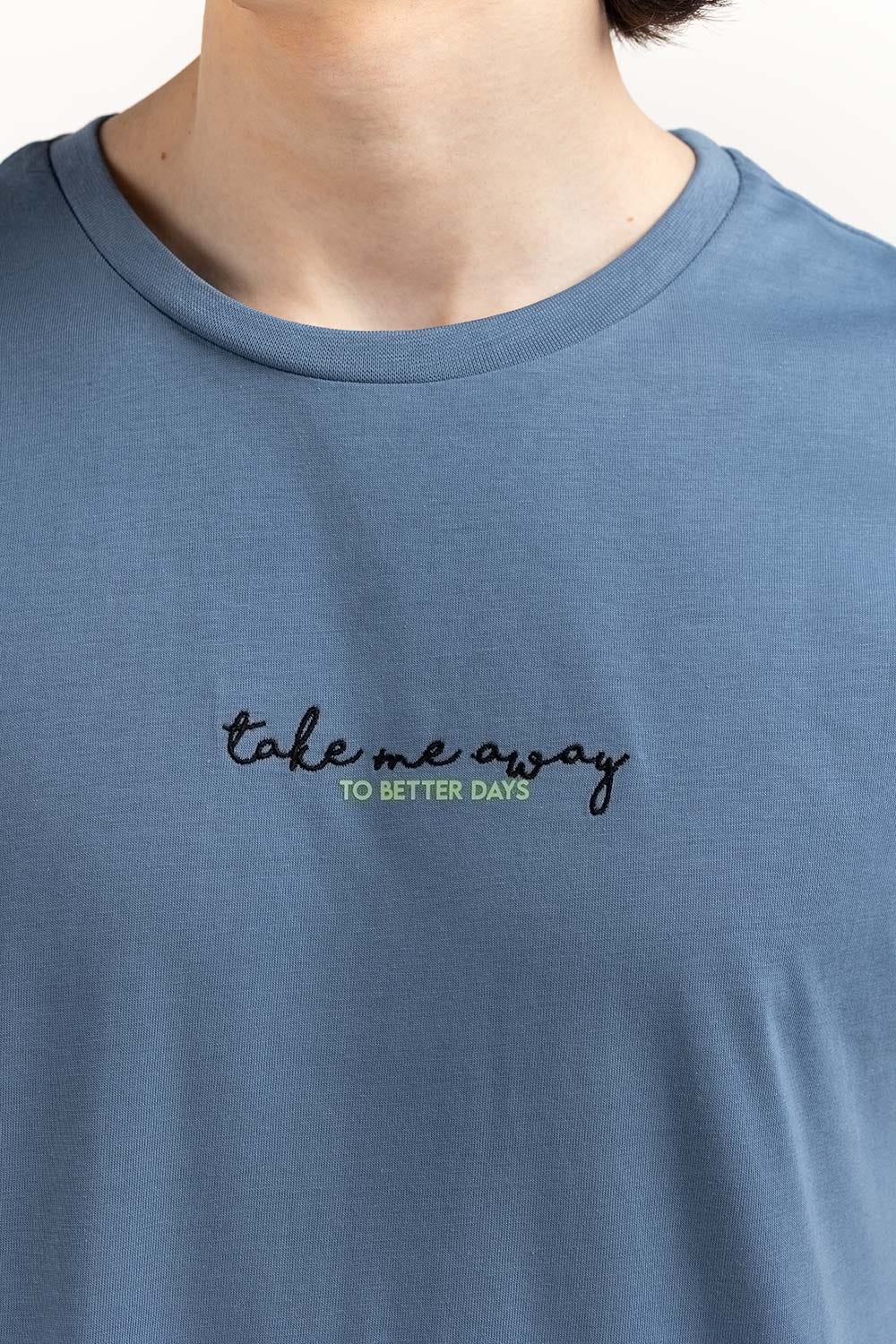 Blue Graphic Tee TS-CNSJ23-101