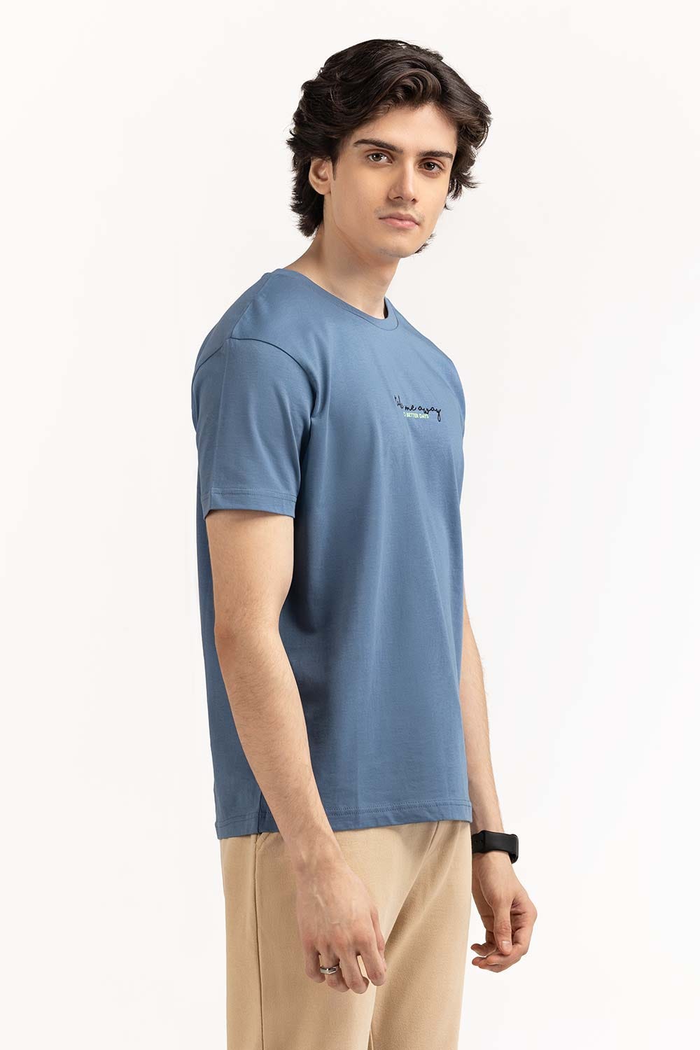Blue Graphic Tee TS-CNSJ23-101