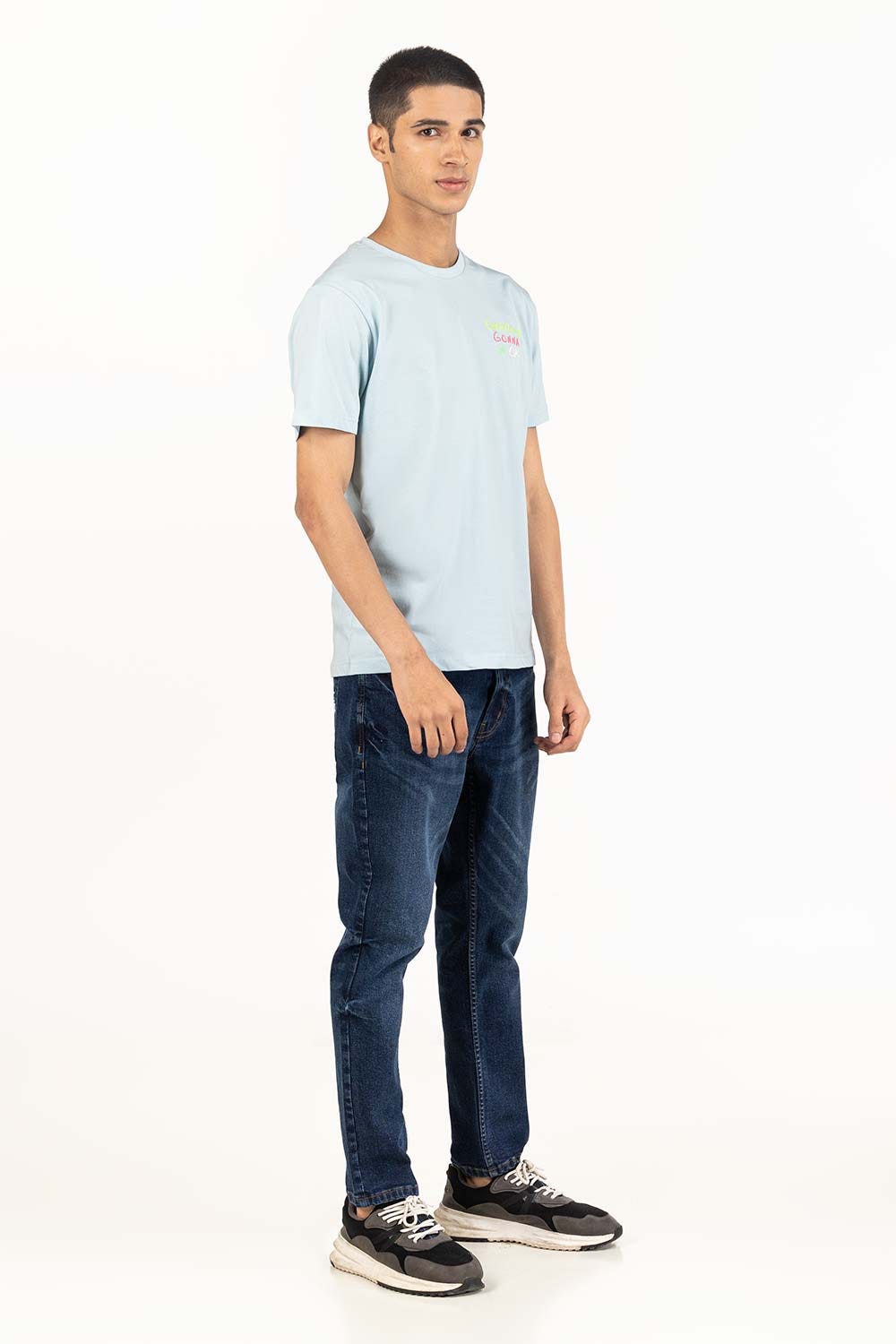 Blue Graphic Tee TS-CNSJ23-107