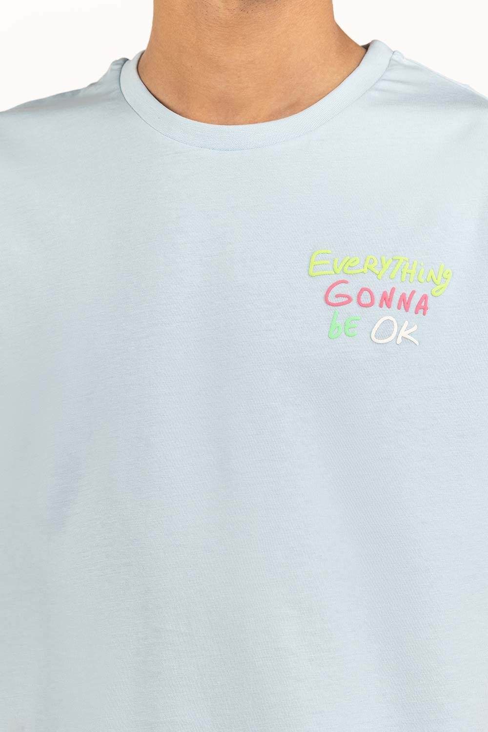 Blue Graphic Tee TS-CNSJ23-107