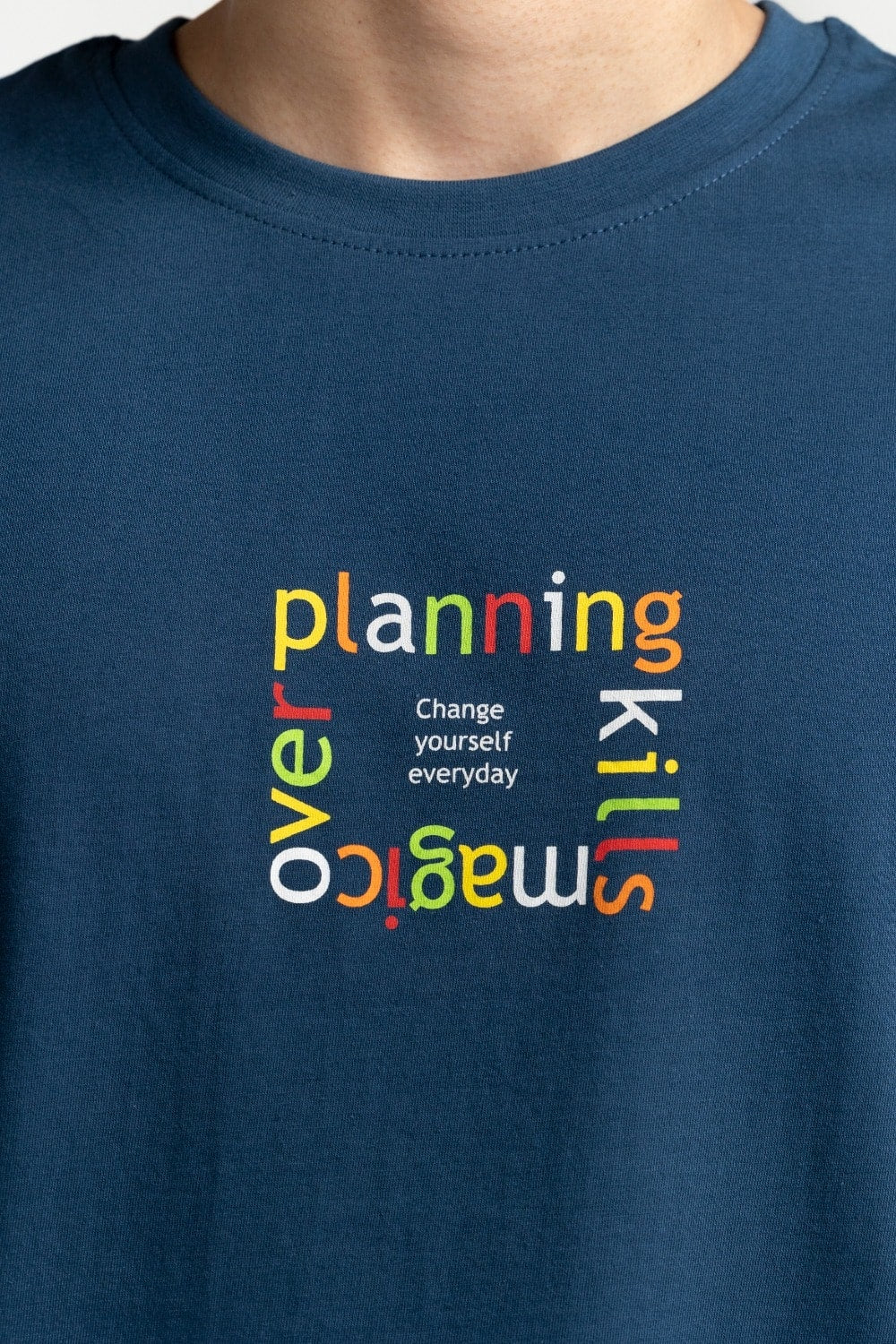 Blue Graphic Tee TS-CNSJ24-235