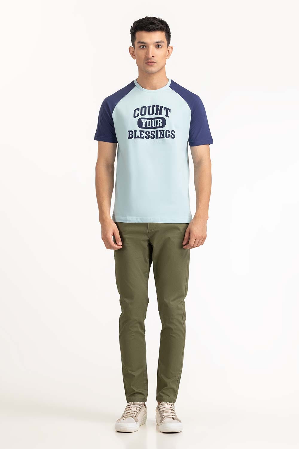 Blue Grapic Tee TS-CNSJ23-280