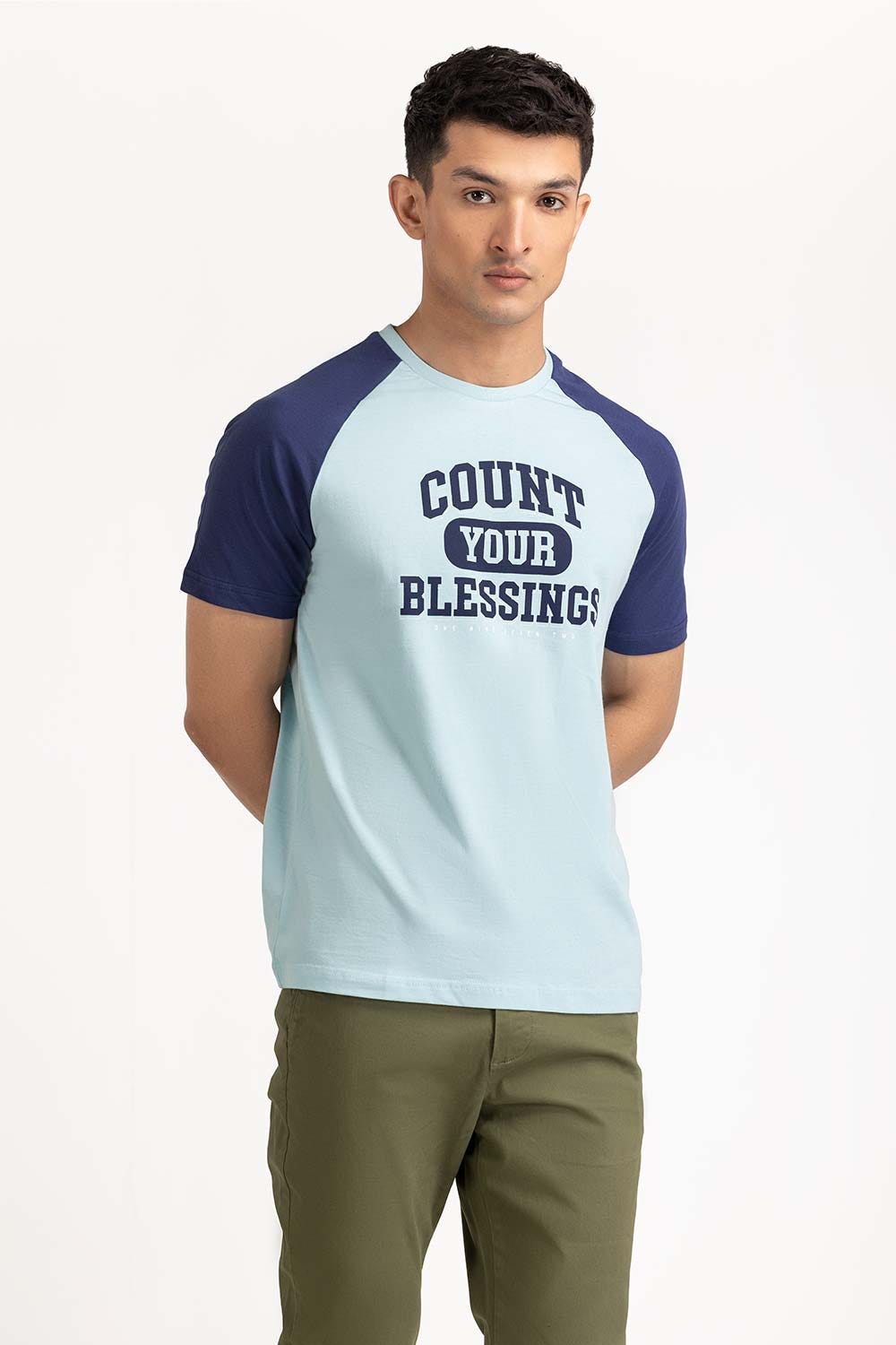 Blue Grapic Tee TS-CNSJ23-280