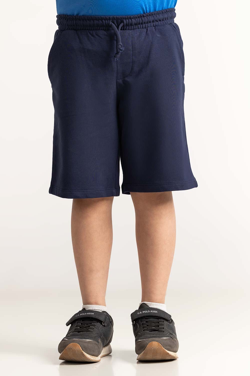 Blue Junior Boy Knit Basic Short JB-SHT-SS24-006