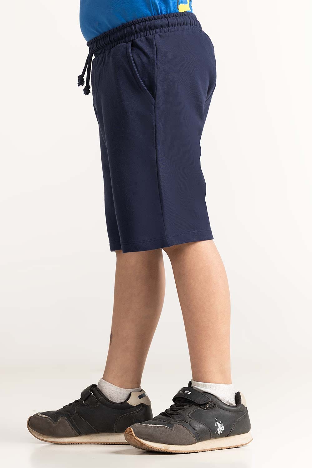 Blue Junior Boy Knit Basic Short JB-SHT-SS24-006