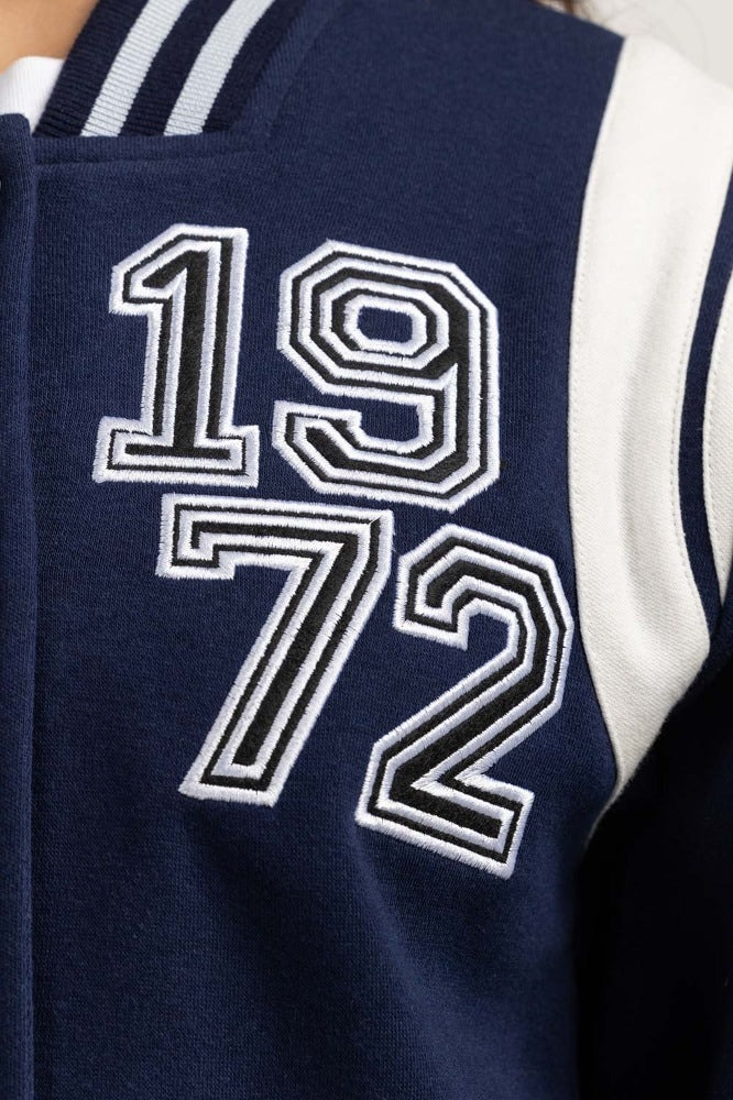 Blue Knitted Jacket WM-JKT-WS23-069