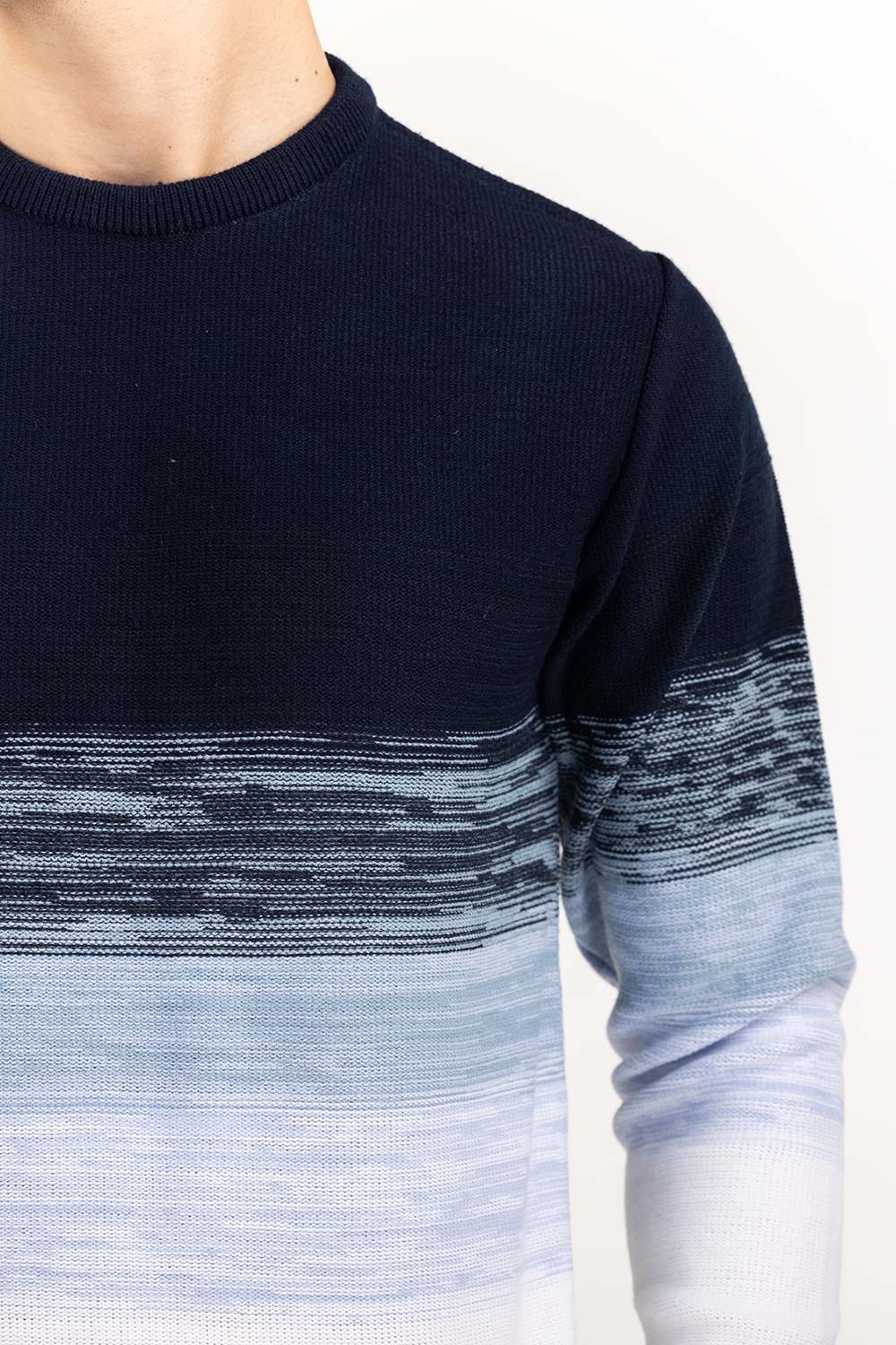 Blue Navy Gradiant Sweater SWT-FFSCN22-127-2