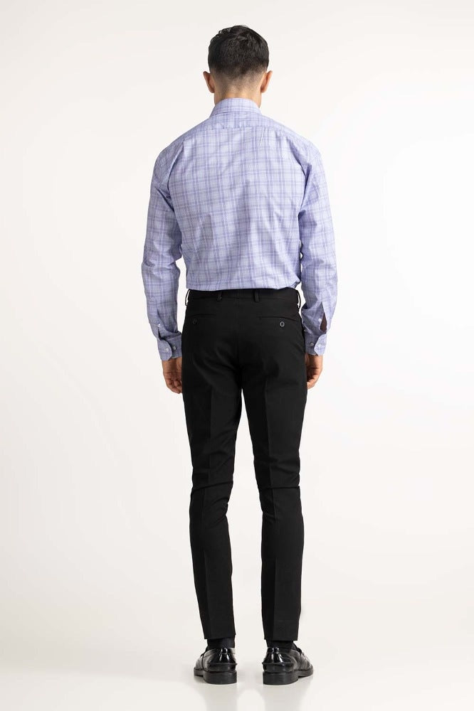 Blue Pink Yarn Dyed Formal Shirt MN-FS-YD23-004