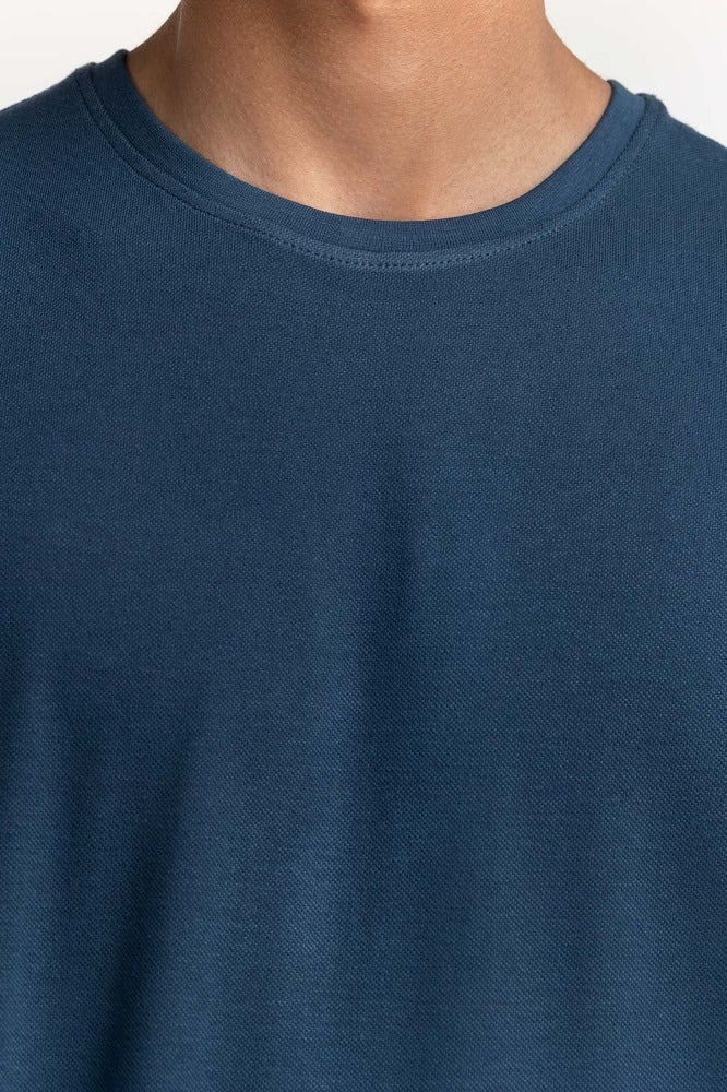 Blue Pique Tee TS-CNPK24-067