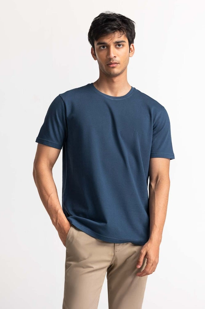 Blue Pique Tee TS-CNPK24-067