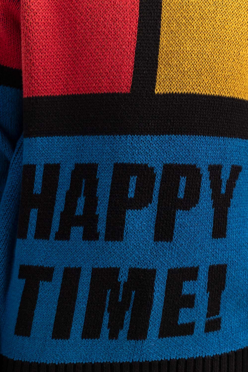 Toddler Boy Blue Red Knit Sweater Color Block 224-511-020