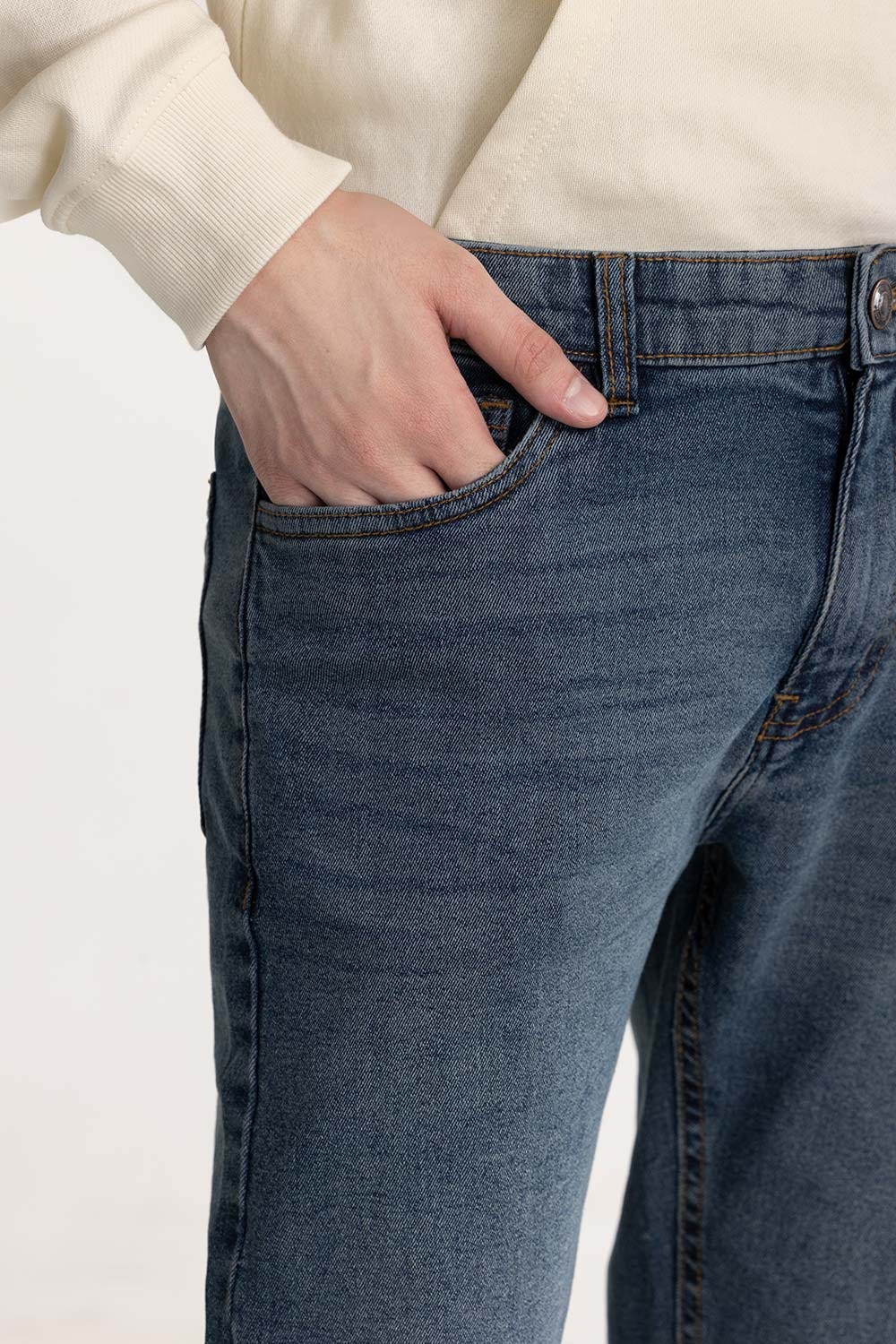 Blue Slim Fit Jeans 224-121-003