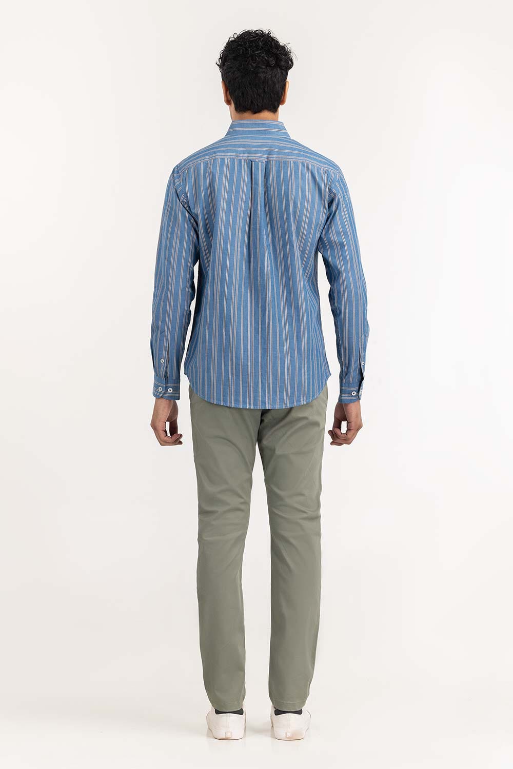 Blue Striped Casual Shirt CS-YD22-032