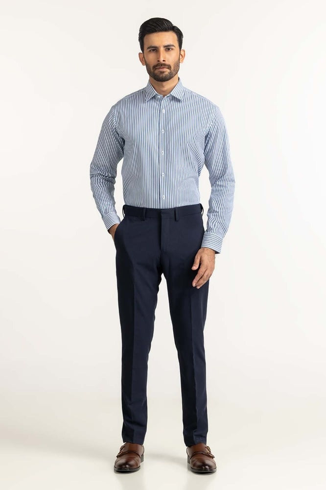 Blue Stripe Formal Shirt MN-FS-YD24-044