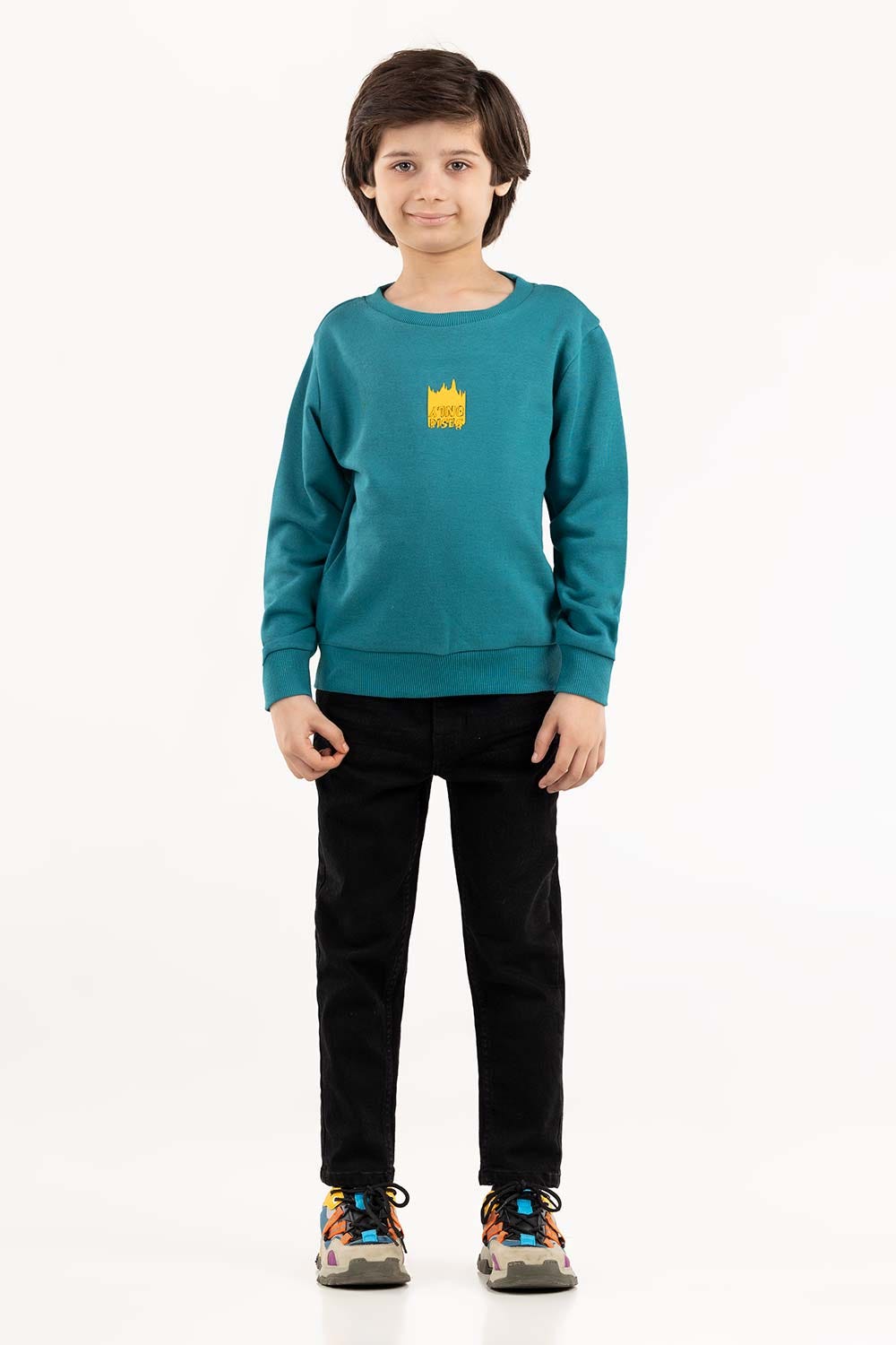 Toddler Boy Blue Sweatshirt 224-512-008