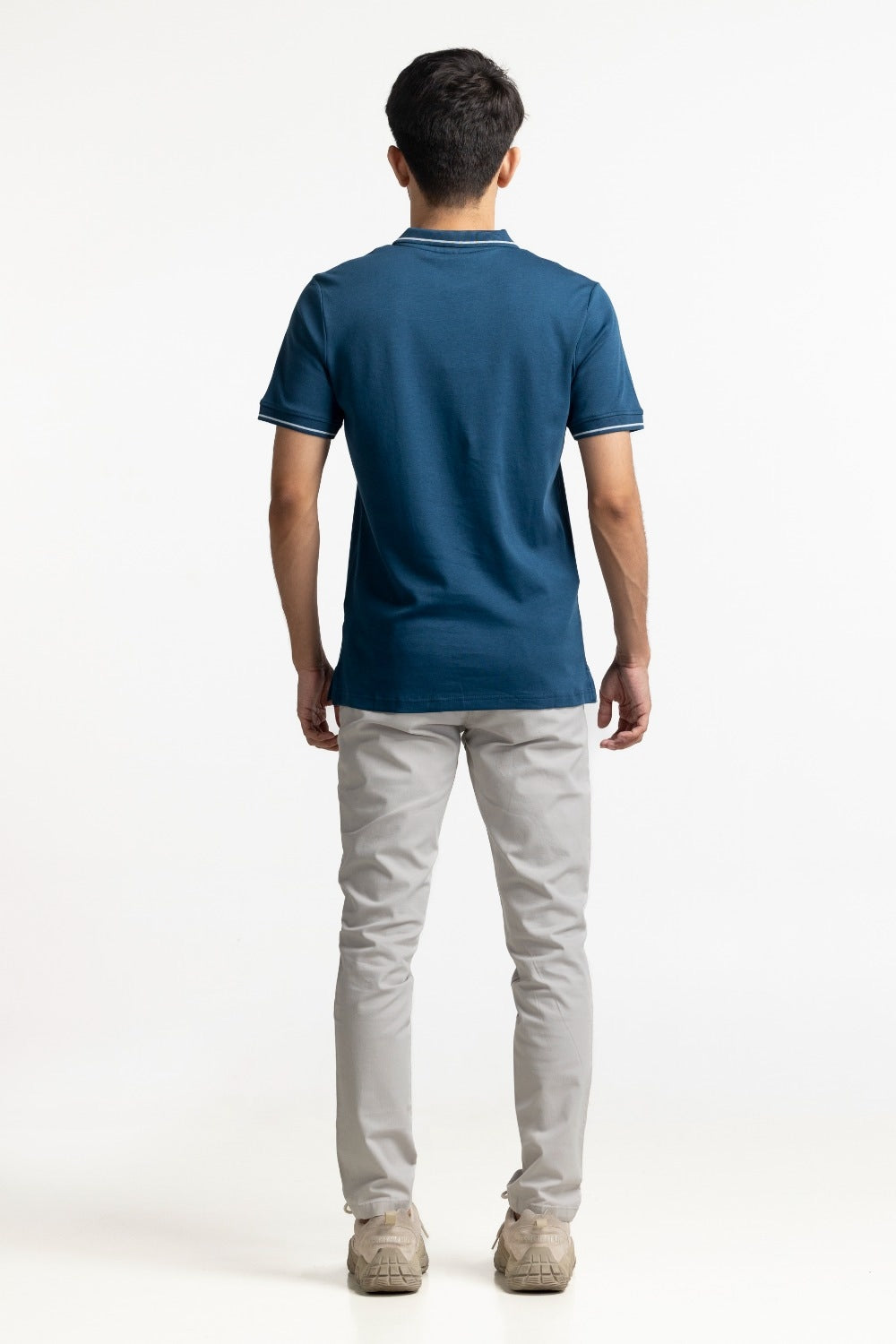 Blue Tipped Polo PS-FSHN24-039