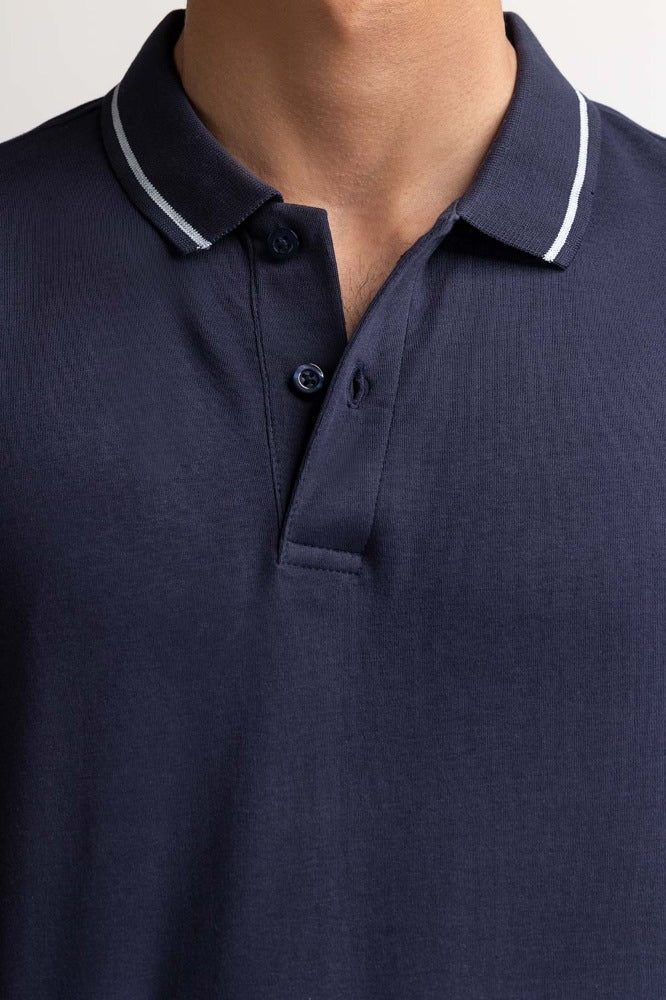 Blue Tipped Polo PS-FSHN24-045