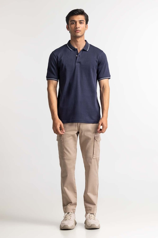 Blue Tipped Polo PS-FSHN24-045