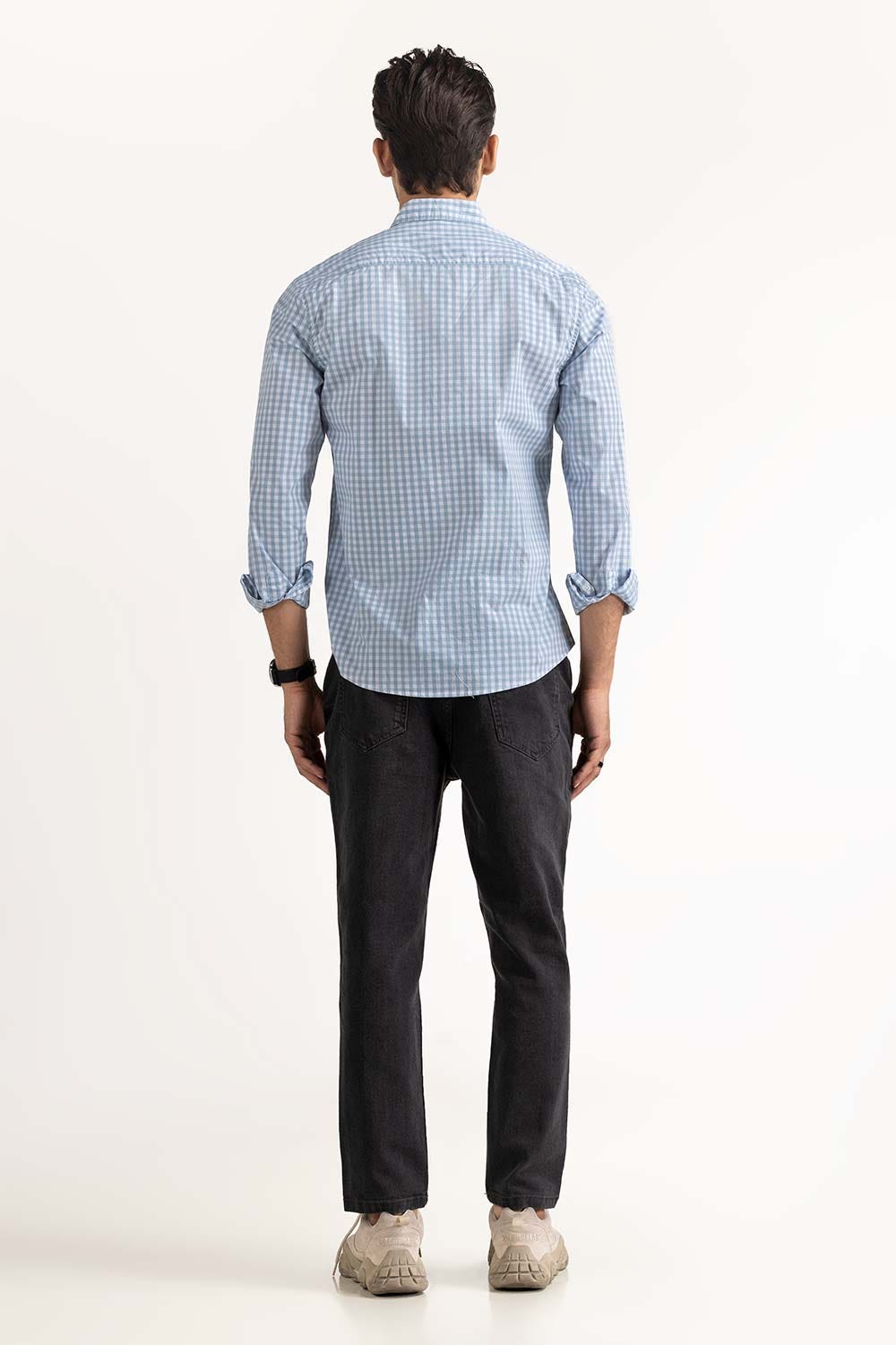 Blue White Basic Casual Shirt MN-CS-SS23-026