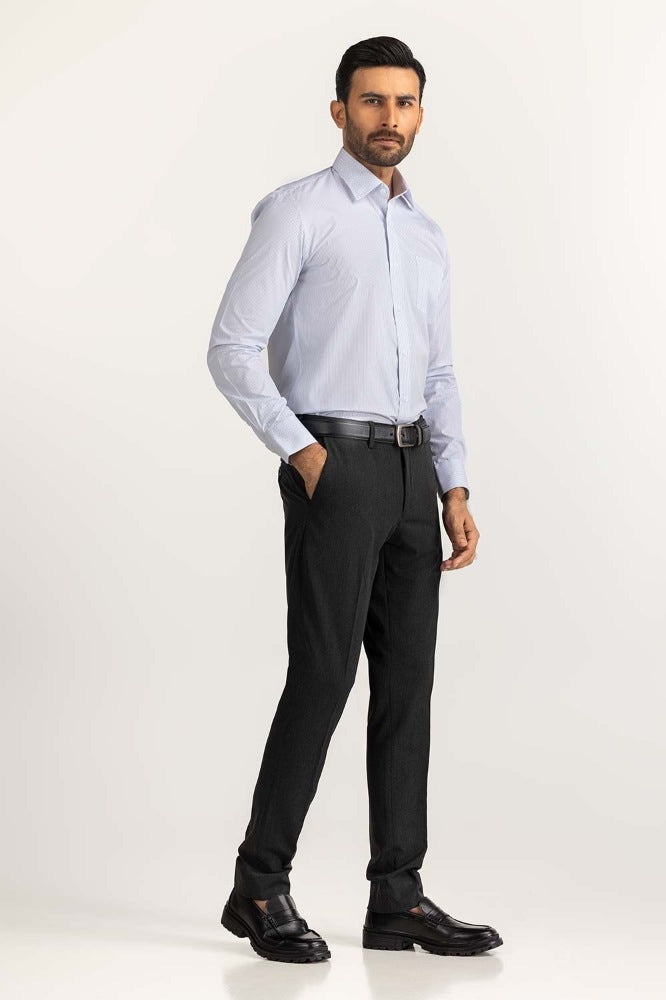 Blue White Stripe Formal Shirt MN-FS-YD24-017