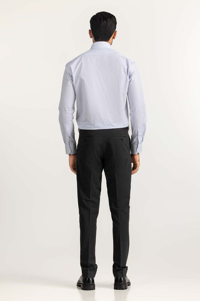 Blue White Stripe Formal Shirt MN-FS-YD24-017