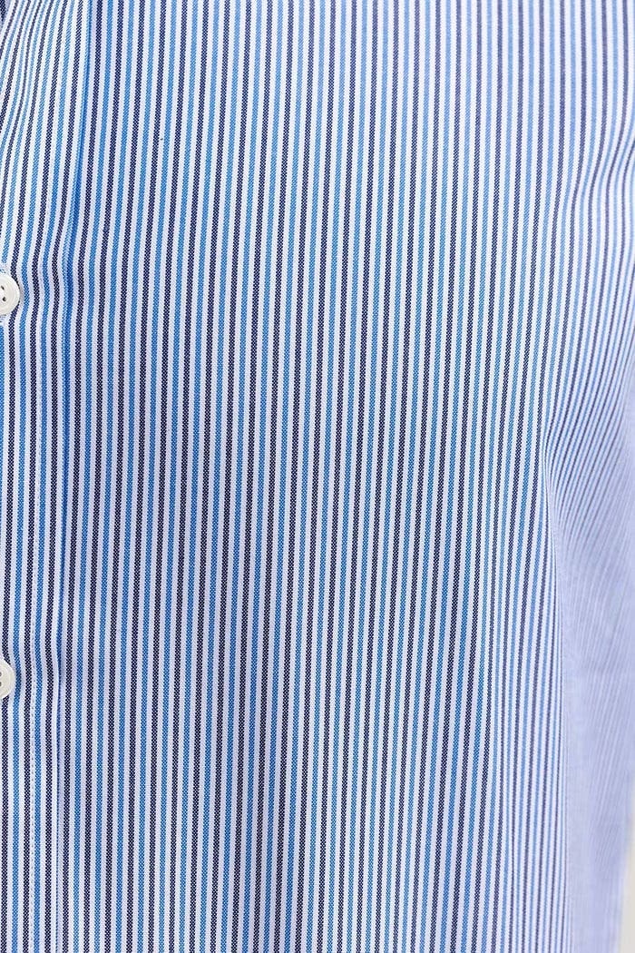 Blue White Striped Smart Casual Shirt CM-YD-2893 SC