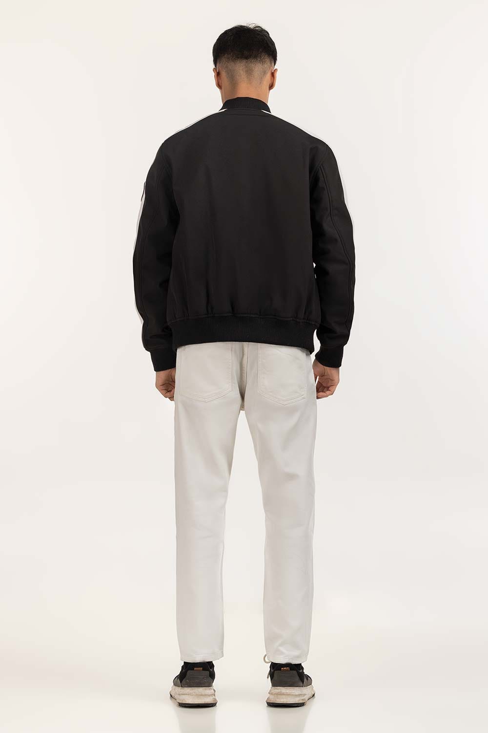 Bomber Jacket With Embroidery Patches MN-JKT-WS24-035