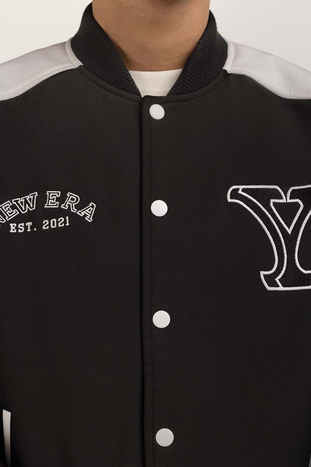 Bomber Jacket With Embroidery Patches MN-JKT-WS24-035