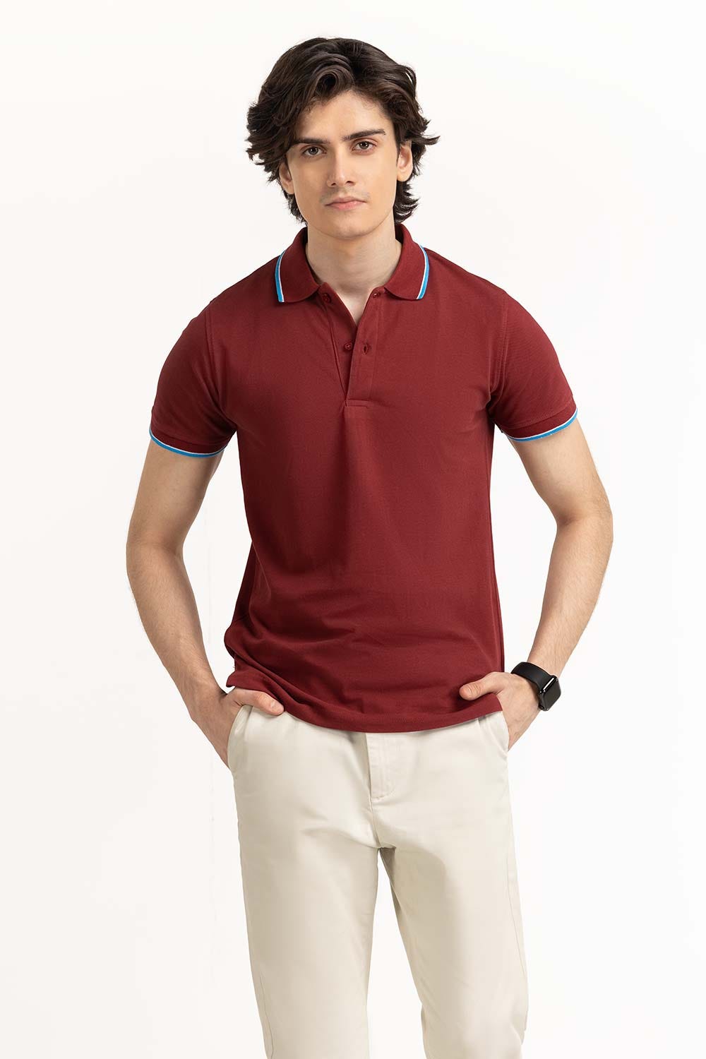 Bordo Basic Polo PS-FPK23-015