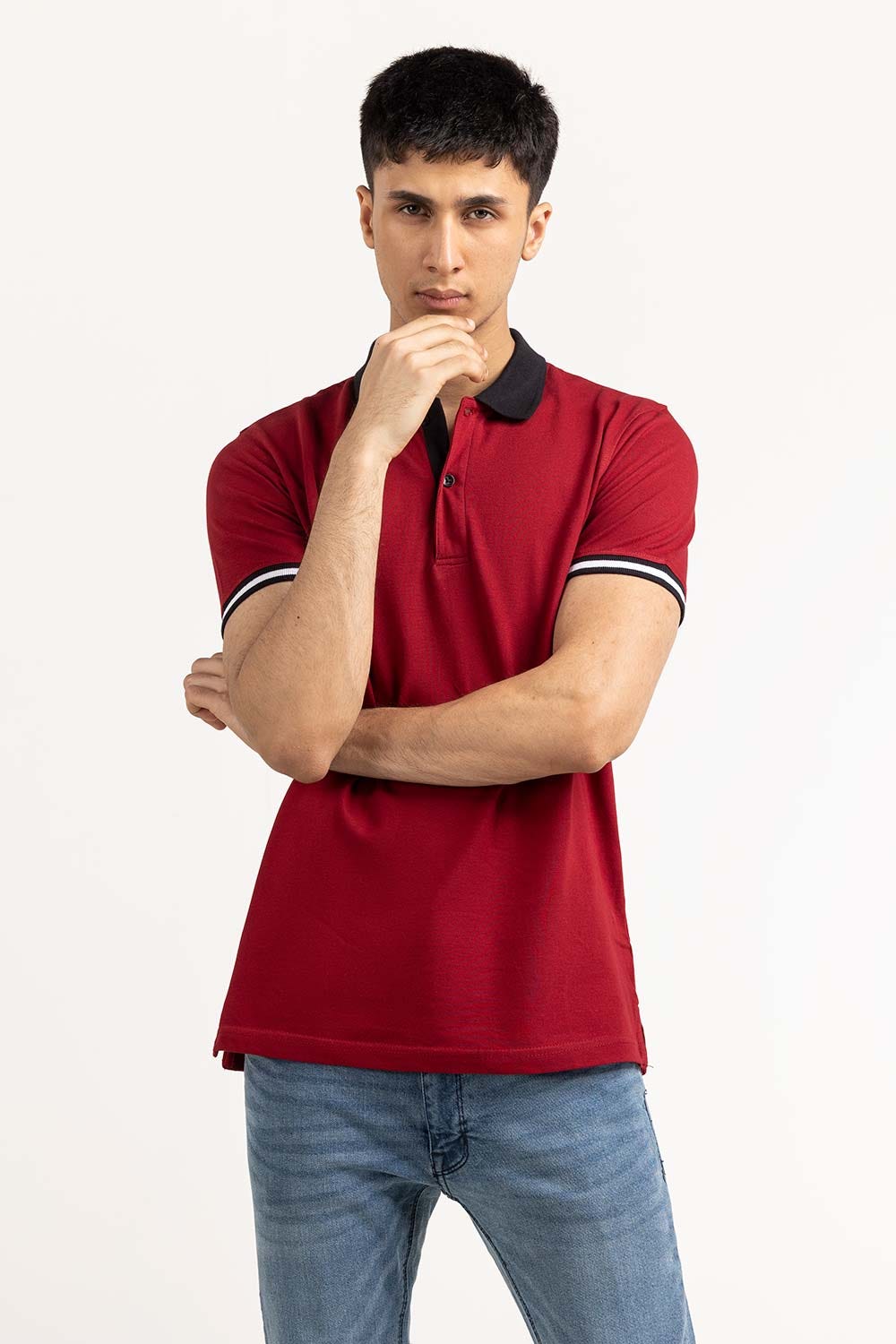 Bordo Basic Polo PS-FPK23-193