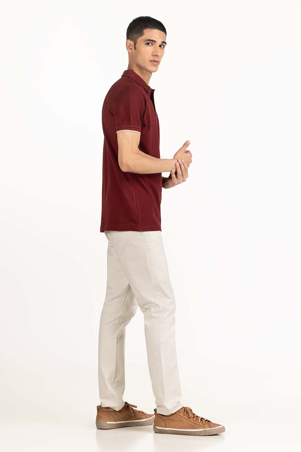 Bordo Basic Polo PS-FPK23-254