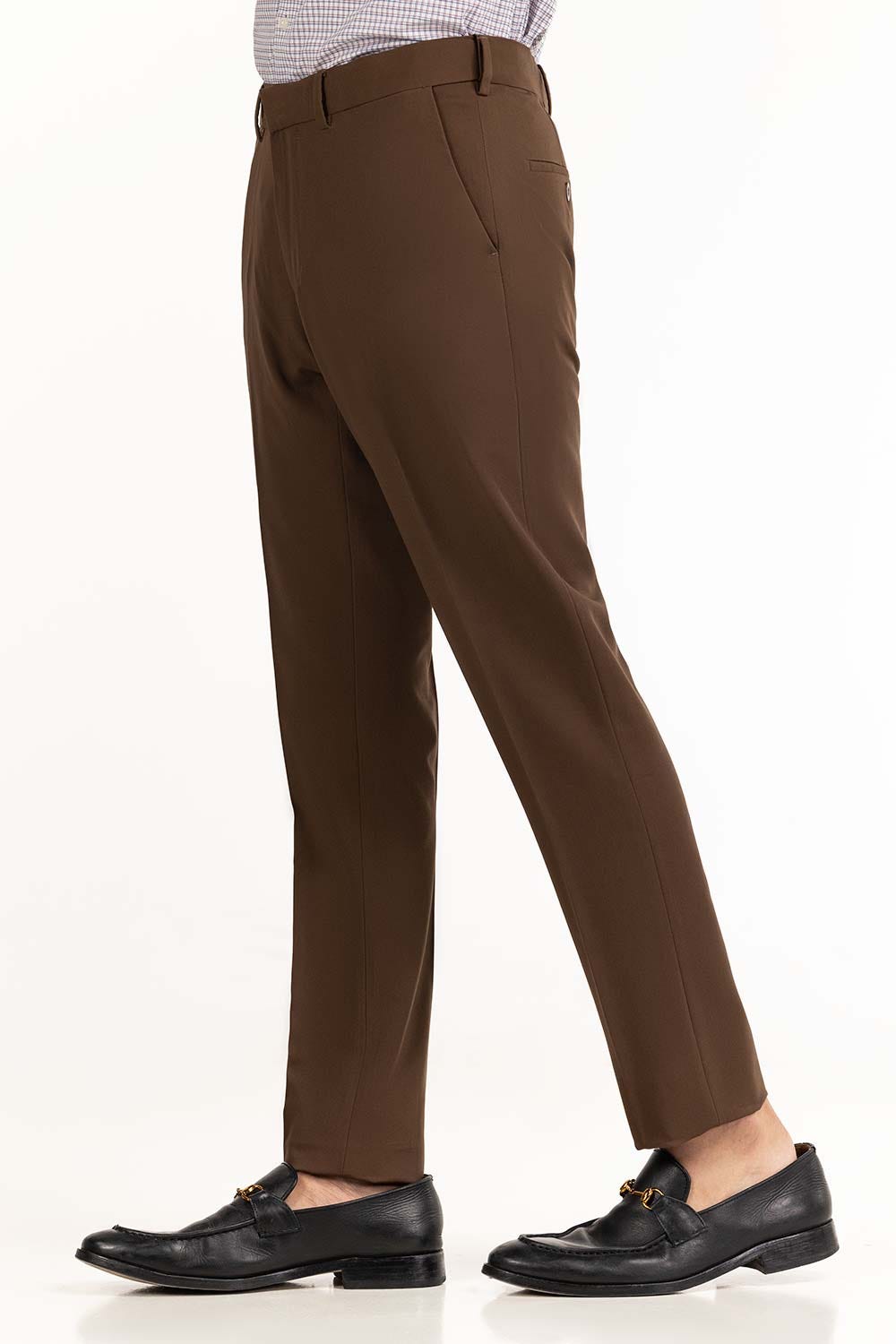 Brown Basic Dress Pant MN-TR-FM23-002