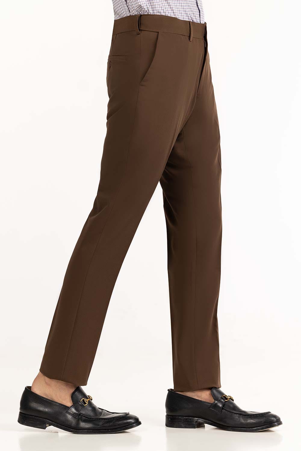 Brown Basic Dress Pant MN-TR-FM23-002