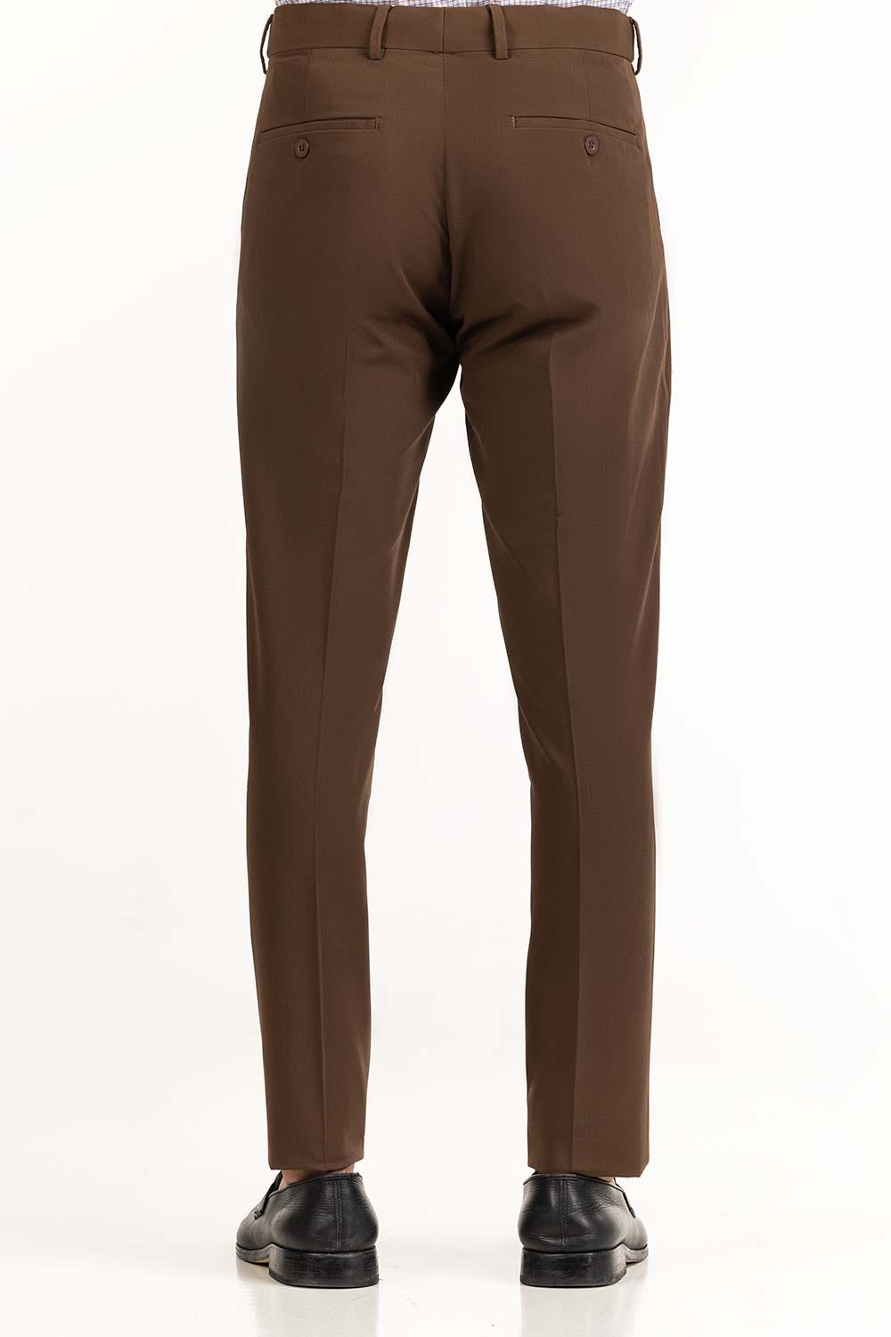 Brown Basic Dress Pant MN-TR-FM23-002
