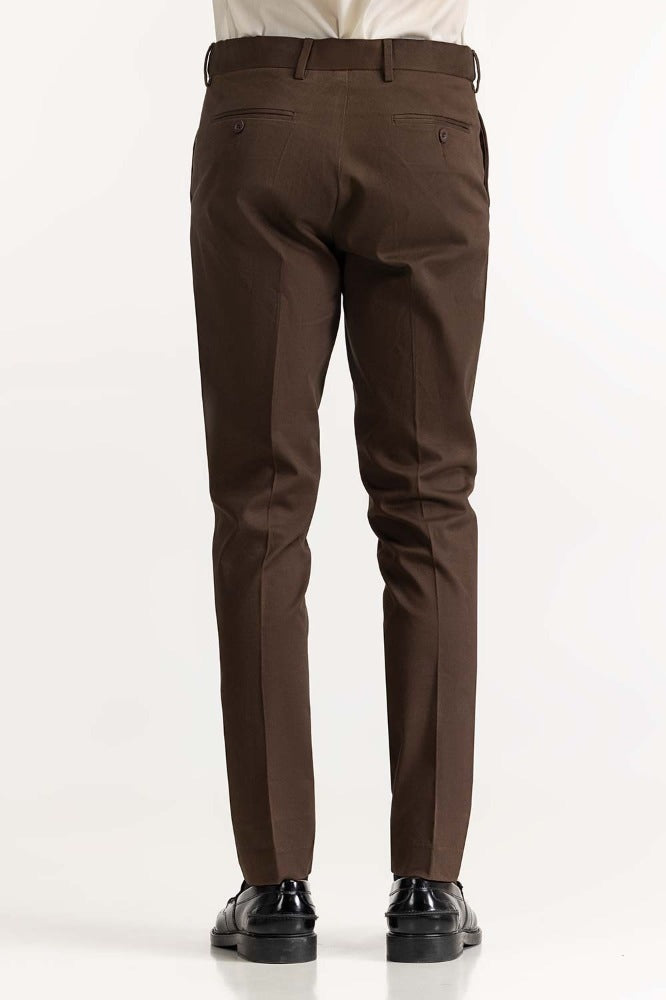 Brown Basic Formal Chino Trouser MN-TR-FC23-010
