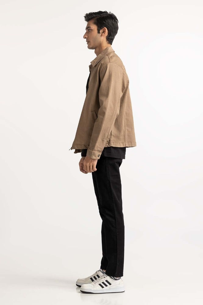 Brown Basic Jacket MN-JKT-WS23-053